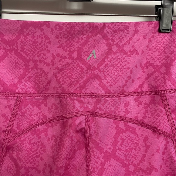 Pink Snakeskin Biker Shorts Size Small Very good condition Pockets - Picture 5 of 8